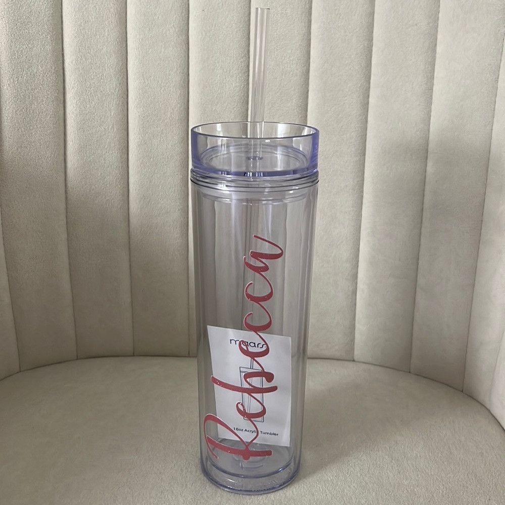 Maars 16oz Clear Acrylic Tumbler